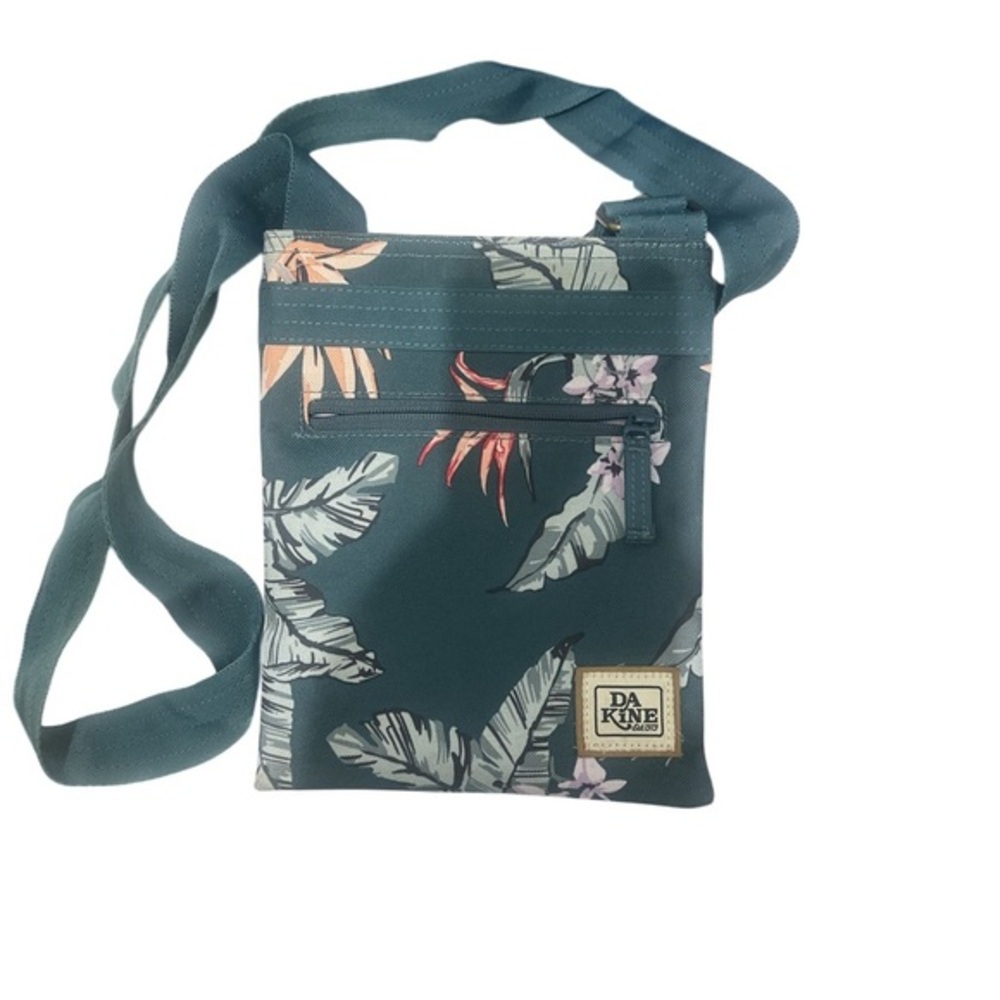 Dakine Floral Crossbody Bag - Teal and Multicolor